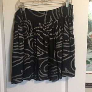 Banana Republic silk skirt with cute sequin print